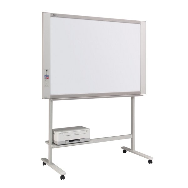2 Panel Electronic Copyboard Wall Mounted Reversible Interactive Whiteboard by Plus Boards