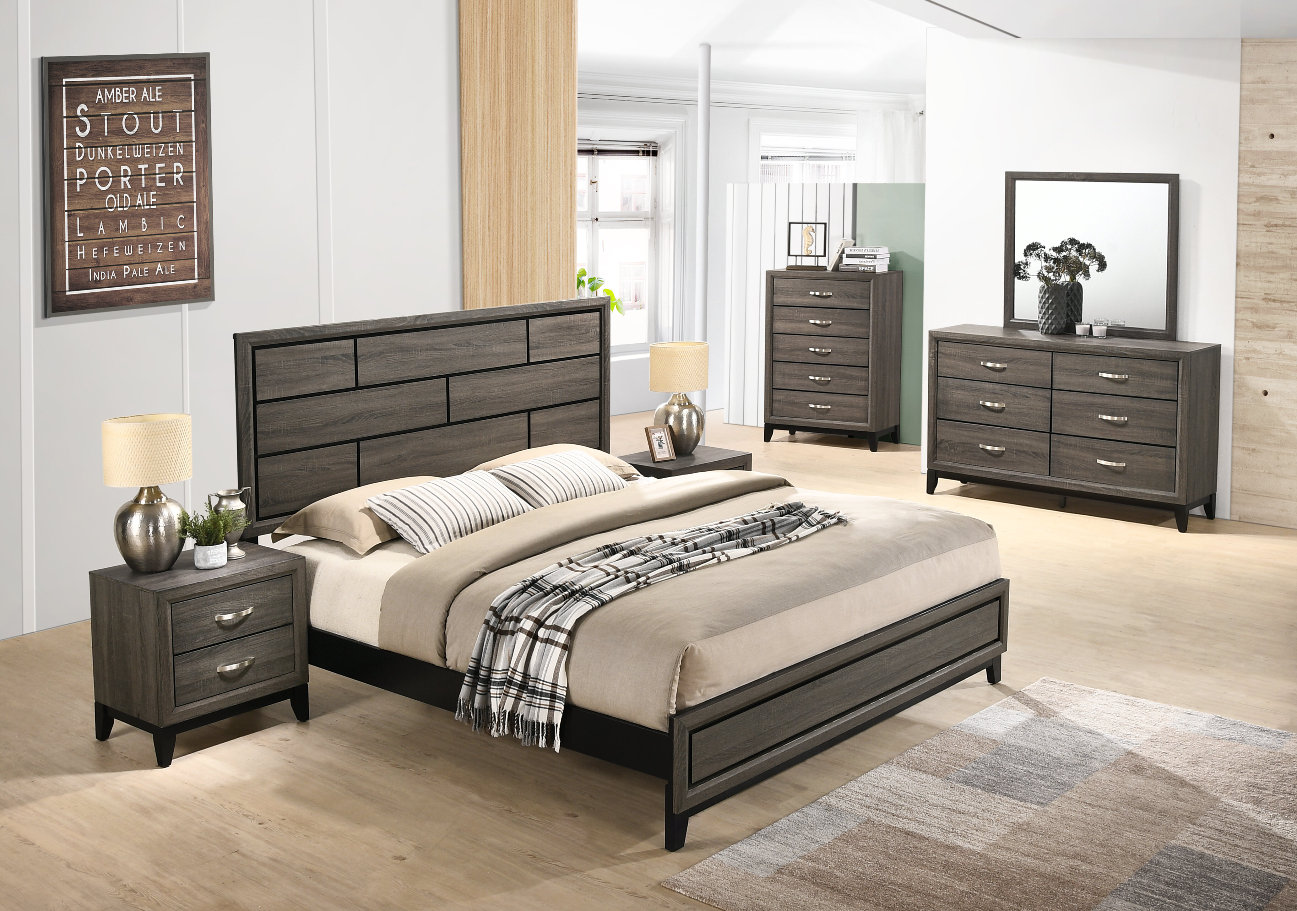 Macy Standard 5 Piece Bedroom Set