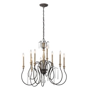 Lottie 9-Light Candle-Style Chandelier