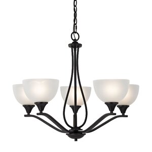 Gallimore 5-Light Shaded Chandelier