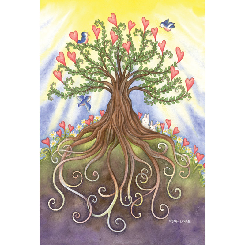 Toland Home Garden Roots Of Love 12 5 X 18 Inch Garden Flag Wayfair
