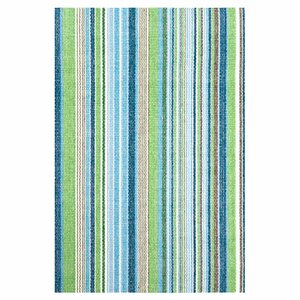 Hand Woven Cotton Blue Area Rug