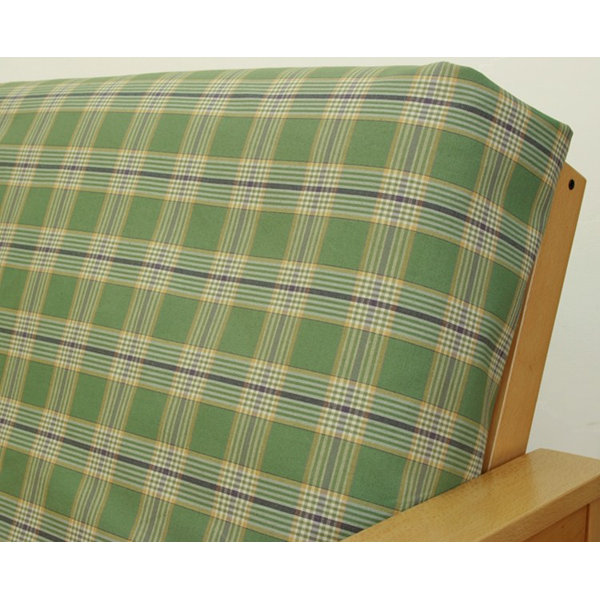 Woodland Plaid Box Cushion Futon Slipcover By Easy Fit Design