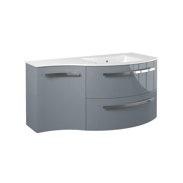 Metson 43 Wall-Mounted Single Bathroom Vanity Set by Orren Ellis