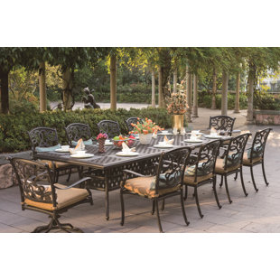 Ten + Person Patio Dining Sets You'll Love | Wayfair