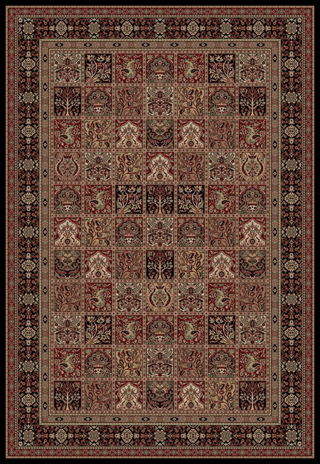 The Conestoga Trading Co Persian Clics Oriental Panel Area Rug Persian Clics Oriental Panel Area Rug