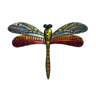 Outdoor Metal Dragonfly Decor Wayfair Metal Dragonfly Wall Décor