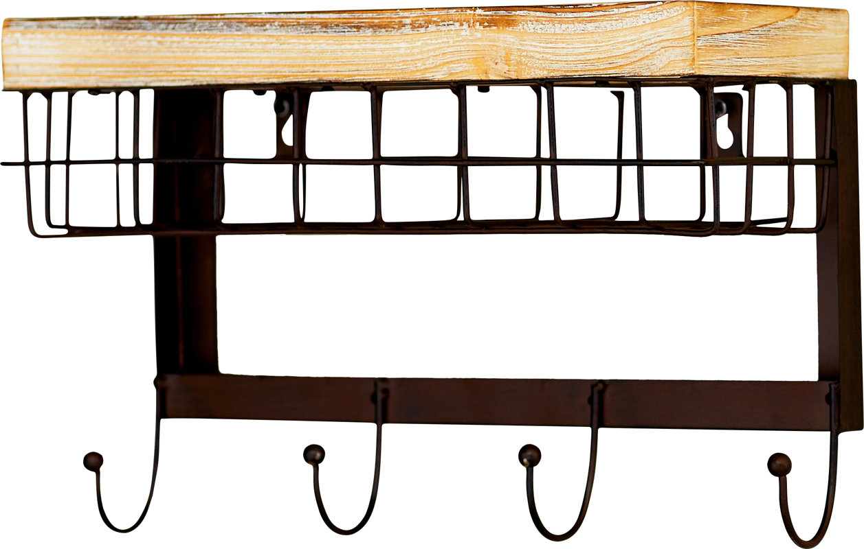 Mercury Row Modern Wall Mounted Coat Rack & Reviews Wayfair