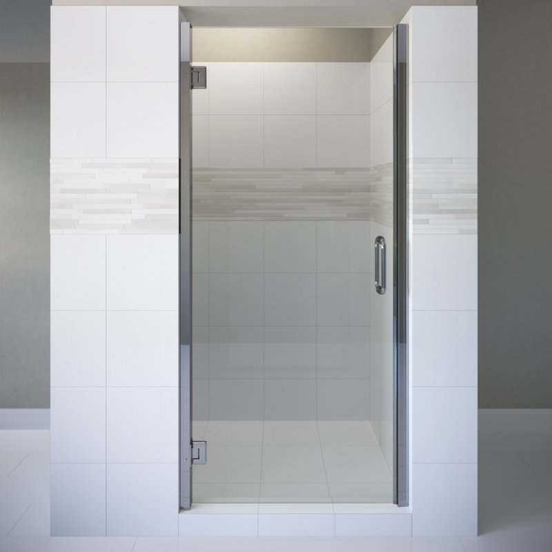 Basco Coppia 24 56 X 76 Hinged Frameless Shower Door Wayfair