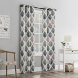 Green Leaf Print Curtains Wayfair