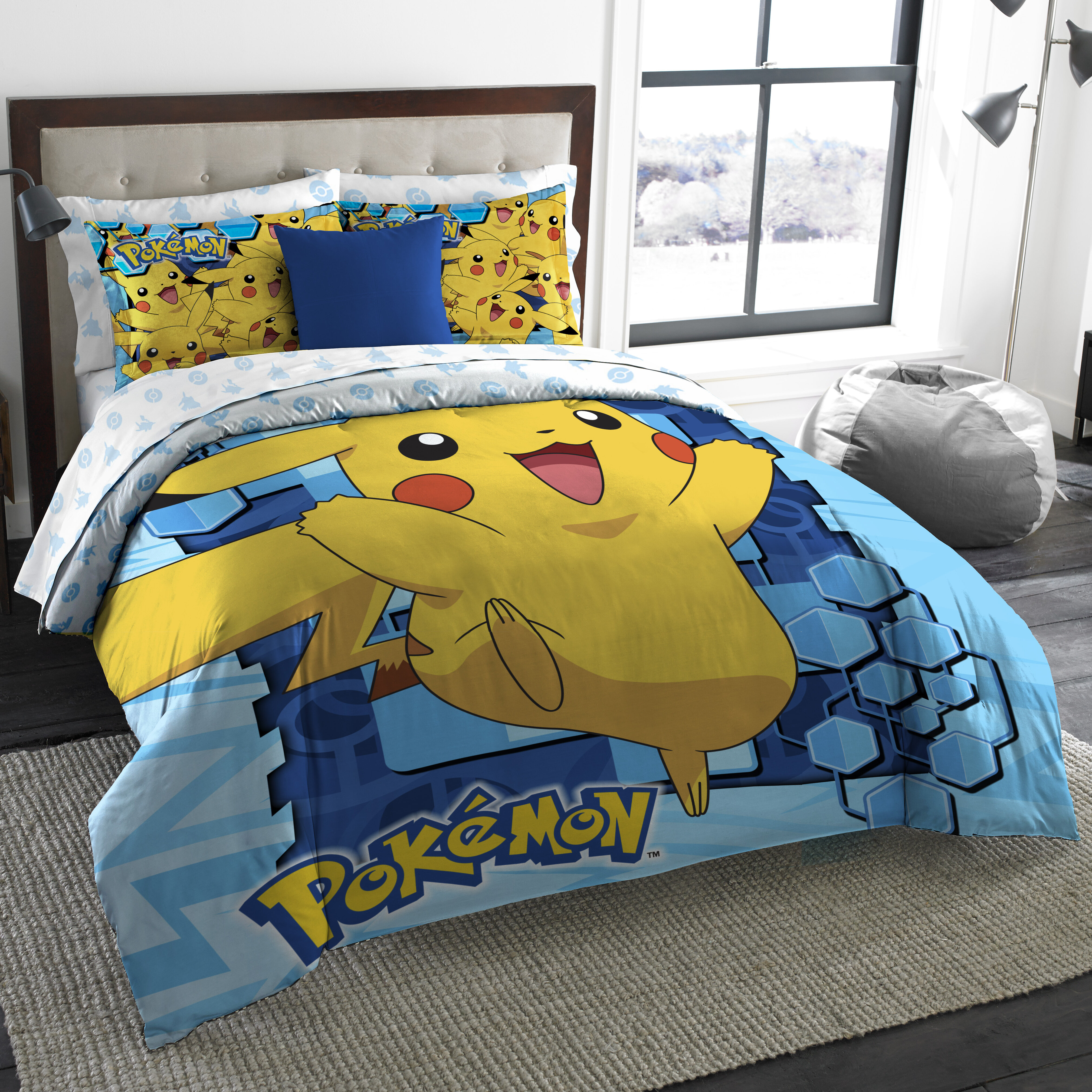 Northwest Co Pokemon Big Pika 3 Piece Comforter Set Reviews