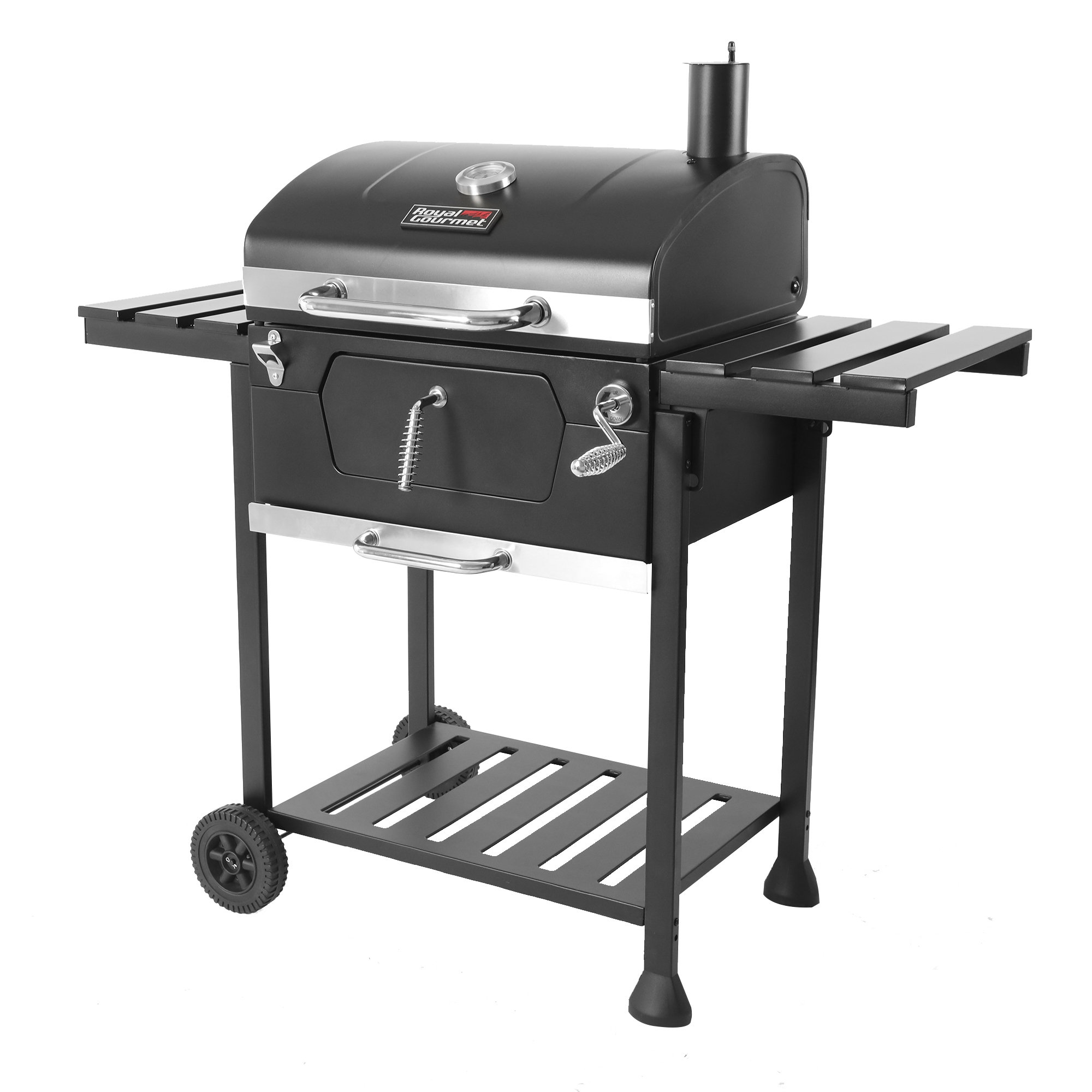 Royal Gourmet Built In Barrel Charcoal Grill Reviews Wayfair