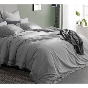 Offerman 200 Thread Count Percale Stone Wash Single Duvet Cover