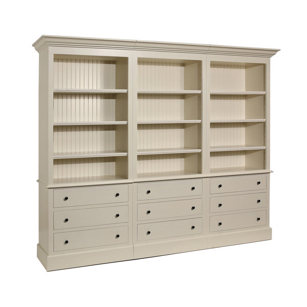 French Restoration Kingston Oversized Set Bookcase by A&E Wood Designs