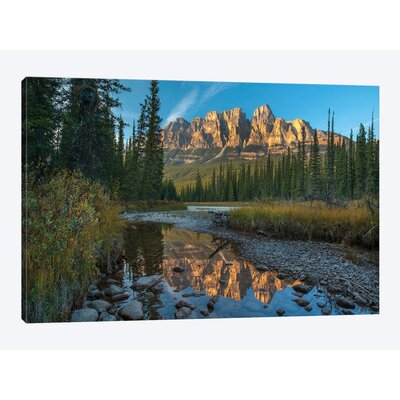 'Castle Mountain Reflected East Urban Home Size: 18