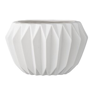 Trenton Fluted Ceramic Pot Planter