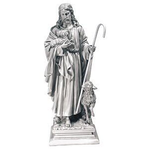 Jesus The Good Shepherd Garden Statue
