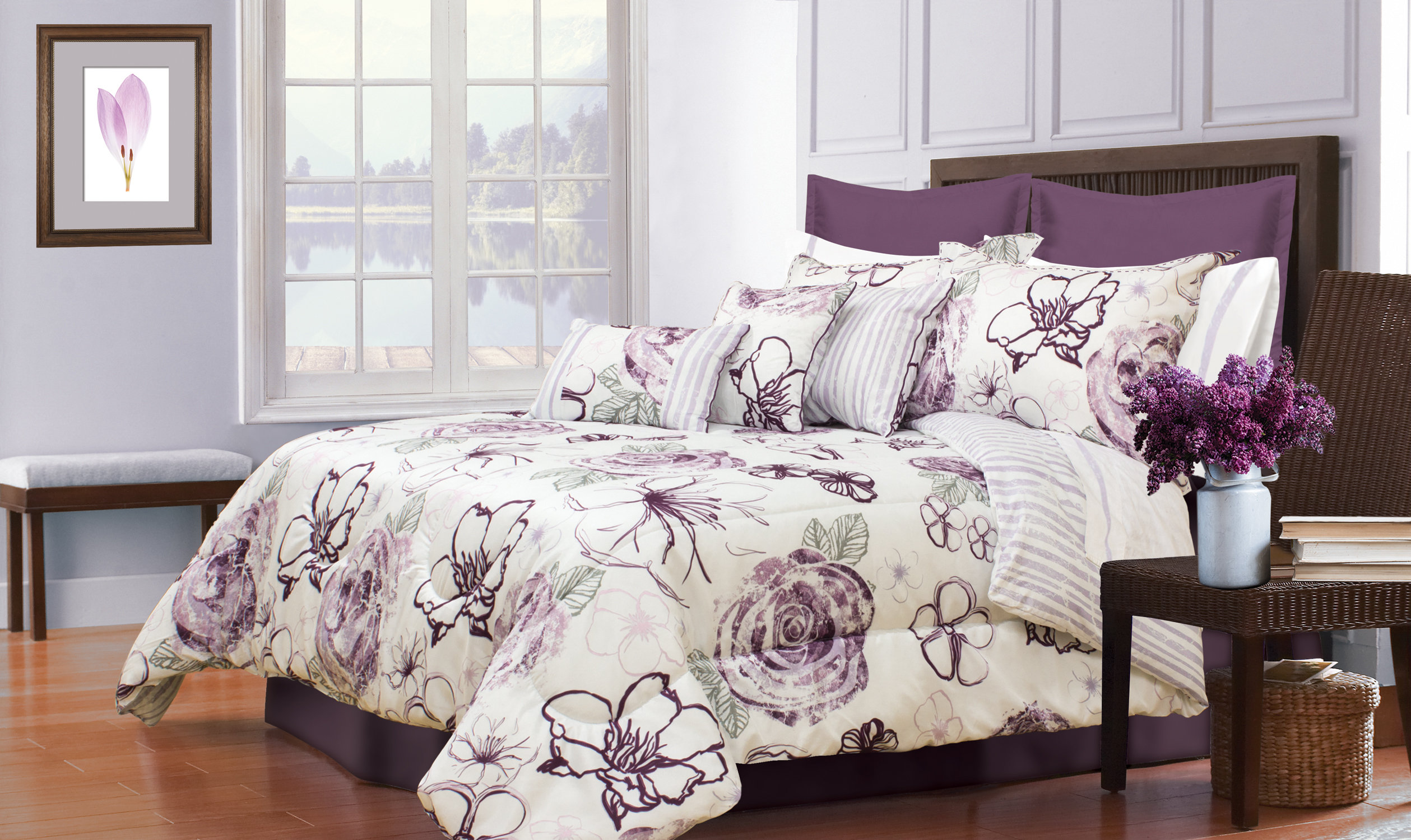 August Grove Hobart 5 Piece Comforter Set Reviews Wayfair