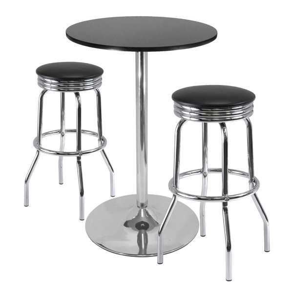 Clarksburg 3 Piece Pub Table Set By Red Barrel Studio Best #1
