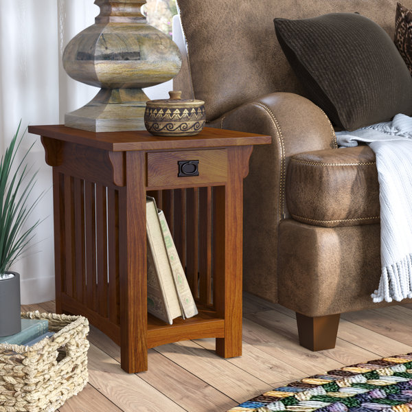 Brockton End Table With Storage By Loon Peak Wonderful