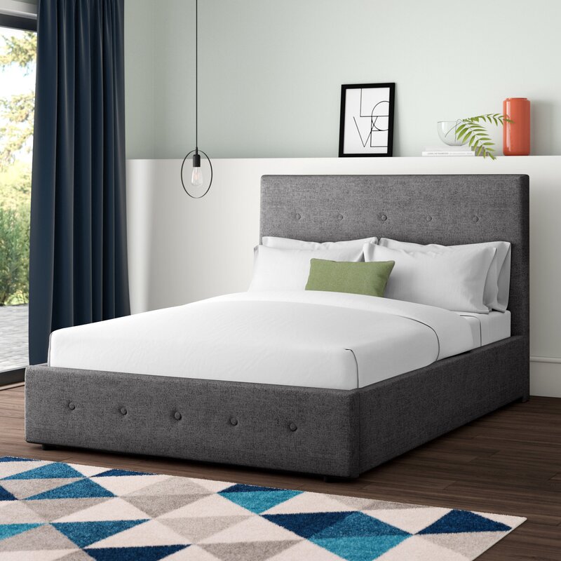 Hykkon Carina Upholstered Ottoman Bed & Reviews 