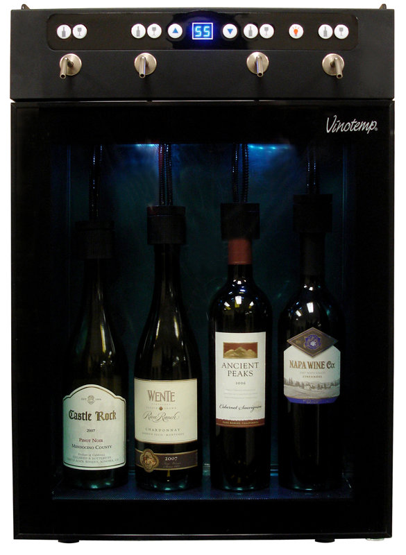Vinotemp 4 Bottle Single Zone BuiltIn Wine Cooler & Reviews Wayfair