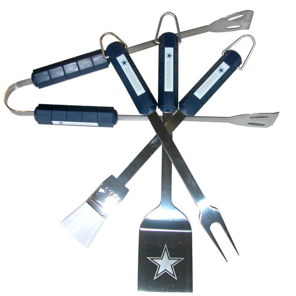 NFL 4 Piece BBQ Grill Tool Set by Siskiyou Products