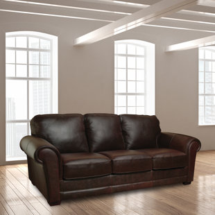 Sofa Covers For Leather Couch Wayfair Ca Buda Leather Sofa