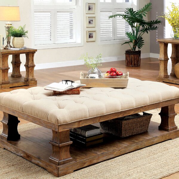 Arizona Floor Shelf Coffee Table With Storage By Beachcrest Home