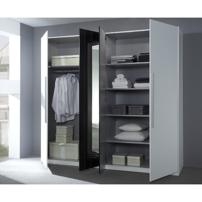 Homestead Living Santa Rosa 4 Door Wardrobe Wayfair Co Uk