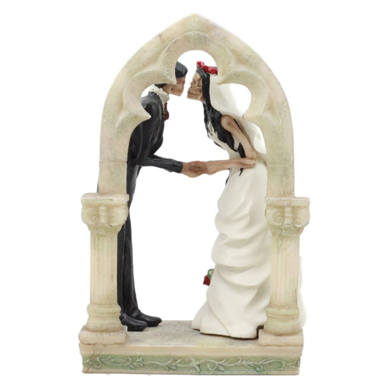 Ebros Gift Gift Day Of The Dead Dod Skeleton Bride And Groom Wedding Kiss Figurine Wayfair