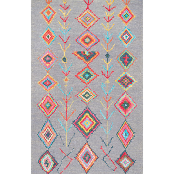 Dayne Hand-Tufted Gray Area Rug by Mistana