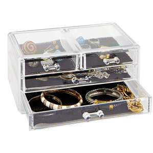 Wayfair Basics 3 Tier with 4 Drawer Jewelry Cosmetic Organizer by Wayfair Basics?