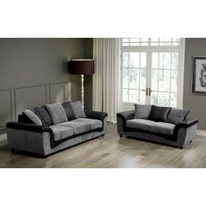 2-tlg. Couchgarnitur Aston von Home & Haus
