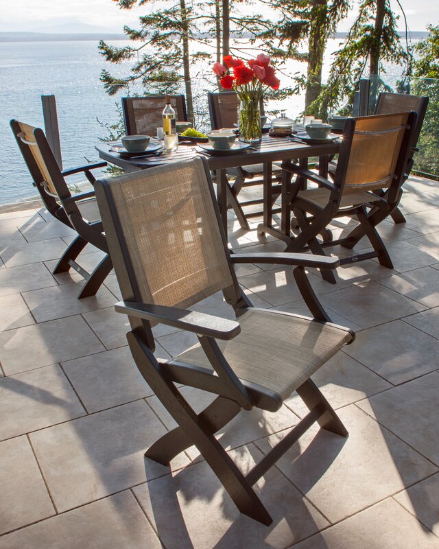 POLYWOOD® Coastal 7 Piece Dining Set & Reviews  Wayfair