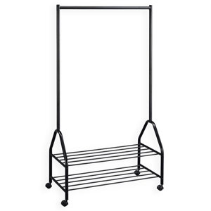 159 cm H x 85 cm B x 45 cm T Kleiderstange Ebony..