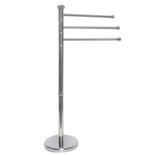 Swivel Arm Towel Rack Wayfair 3 Swiveling Arm Free Standing Towel Stand