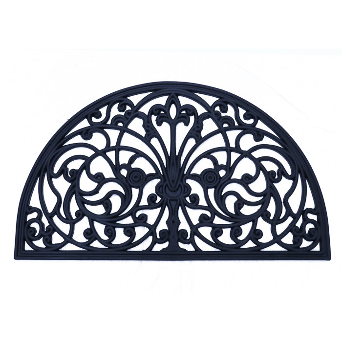 Fleur De Lis Living Bellmore Rubber Grill 30 5 In X 18 5 In Non