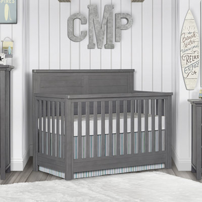 Belmar 5-in-1 Convertible Crib Evolur Color: Rustic Gray