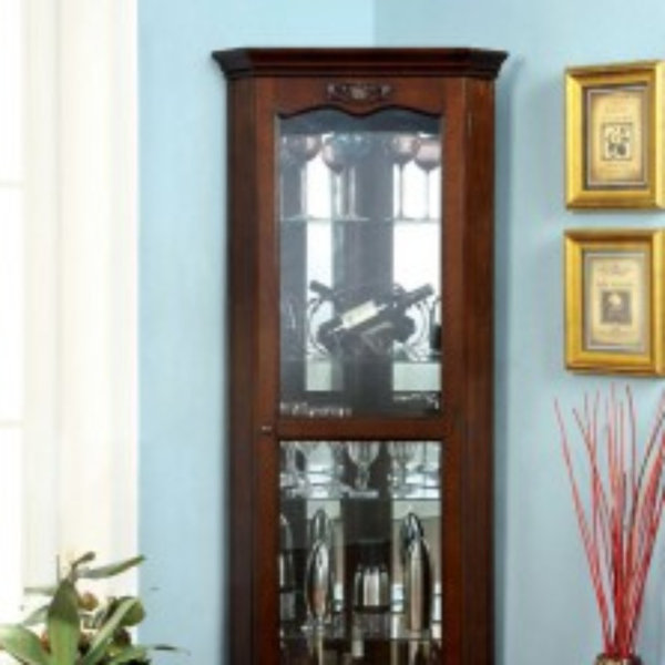 Leitner Curio Cabinet By Charlton Home Sale