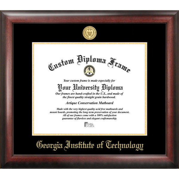 NCAA Gold Embossed Diploma Picture Frame by Campus Images