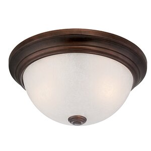 2-Light Flush Mount