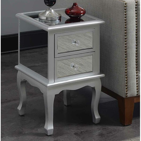 Gourley 2 Drawer End Table With Storage By House Of Hampton