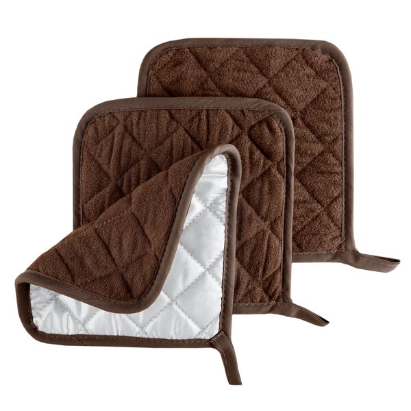 Quilted Pot Holder (Set of 3) by Lavish Home