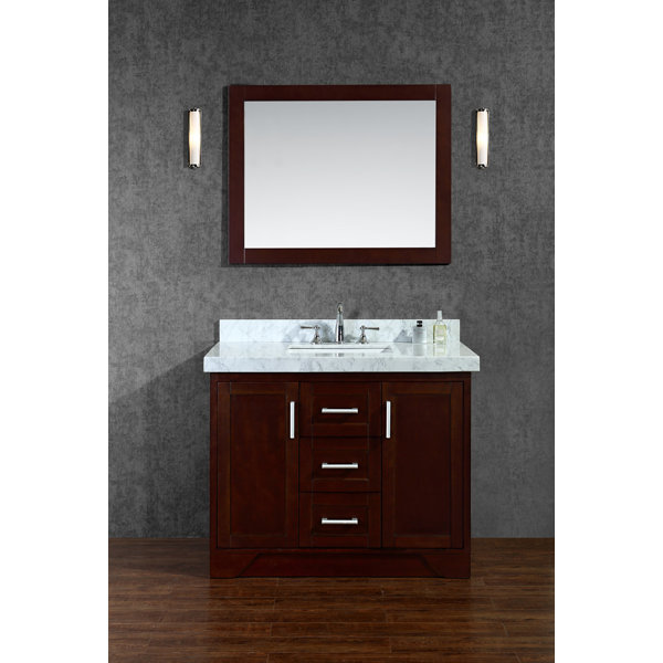 Misty 42 Single Bathroom Vanity Set with Mirror by Corrigan Studio