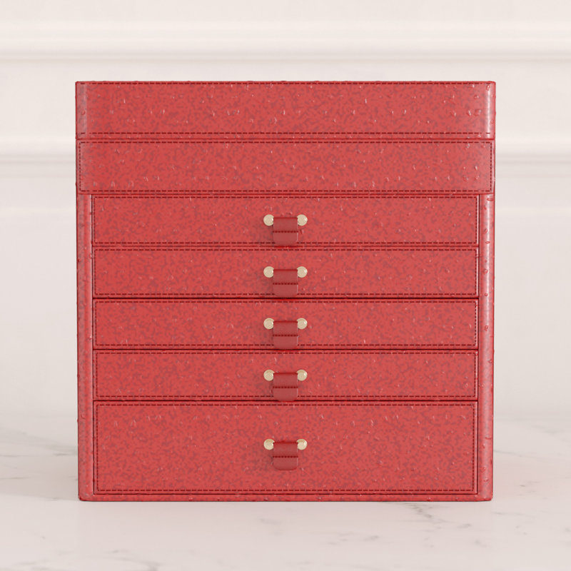 House Of Hampton 5 Drawer Nightstand Jewelry Box Reviews Wayfair