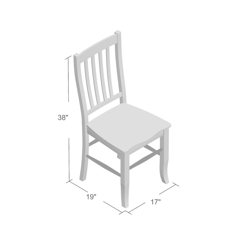 Three Posts Courtdale Solid Wood Dining Chair Reviews Wayfair