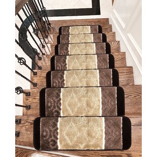 SET OF 7 Gloria Rug Carpet Stair Treads Non Slip Skid Resistant Washable Mat 