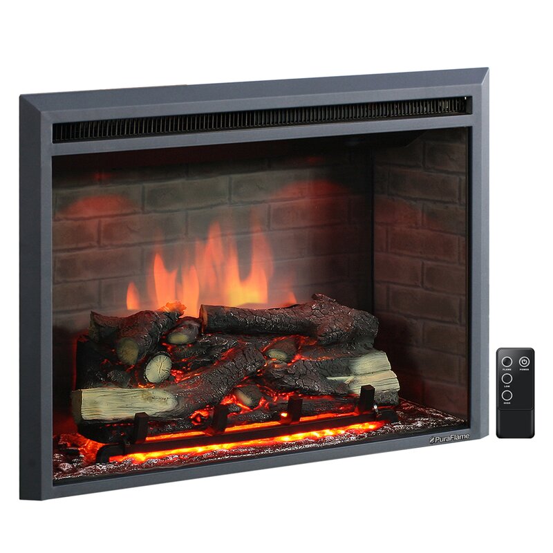 Loon Peak Armes Fireplace Insert Reviews Wayfair