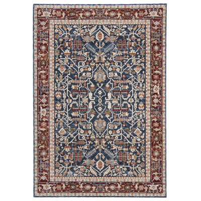 Lauren Ralph Laurendarcy Oriental Navy Red Area Rug Lauren Ralph Lauren Rug Size Rectangle 4 X 6 Dailymail